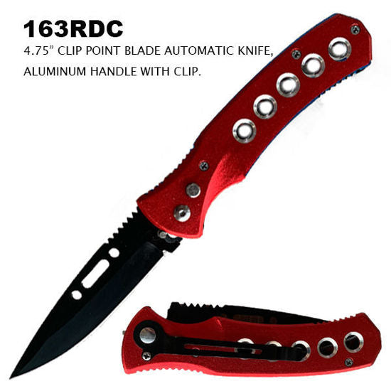 8' overall automatic red w/clip