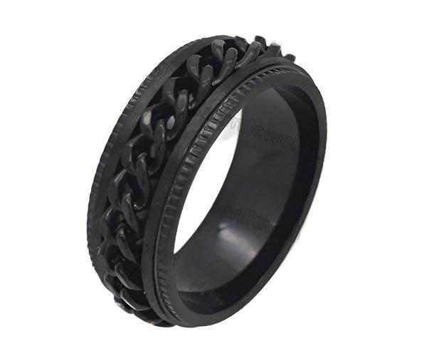 Rotating Chain ring, Black
