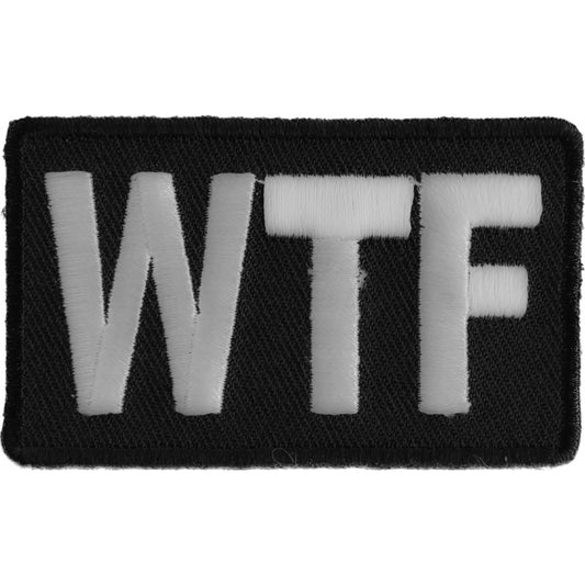 P#3018C- WTF- silver text