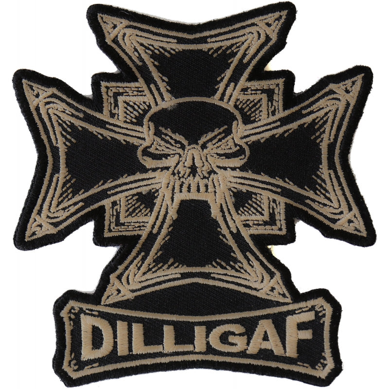 P#3029- DILLIGAF maltese cross