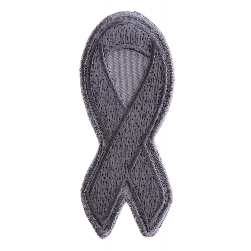 P#3095- Brain cancer/asthma - gray/grey ribbon small