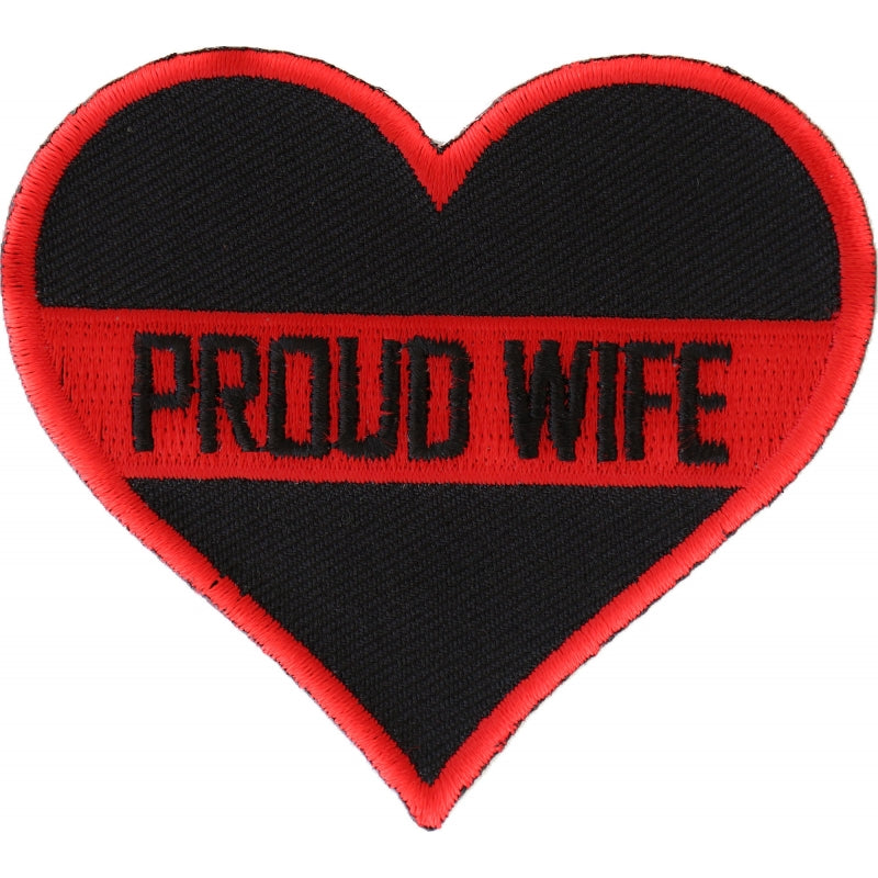 P#3163- Proud Wife Red line heart