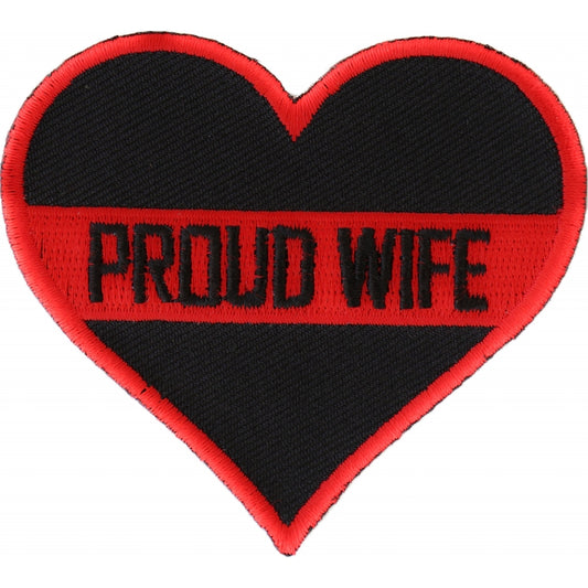 P#3163- Proud Wife Red line heart