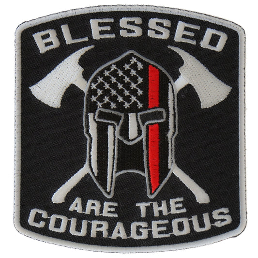 P#3168B- Blessed are the Courageous - fire fighter