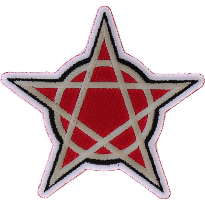 P#3196c- red abd white pe ntegram