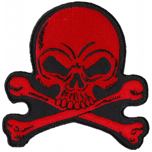 P#3234B- Red skull and crossbones small