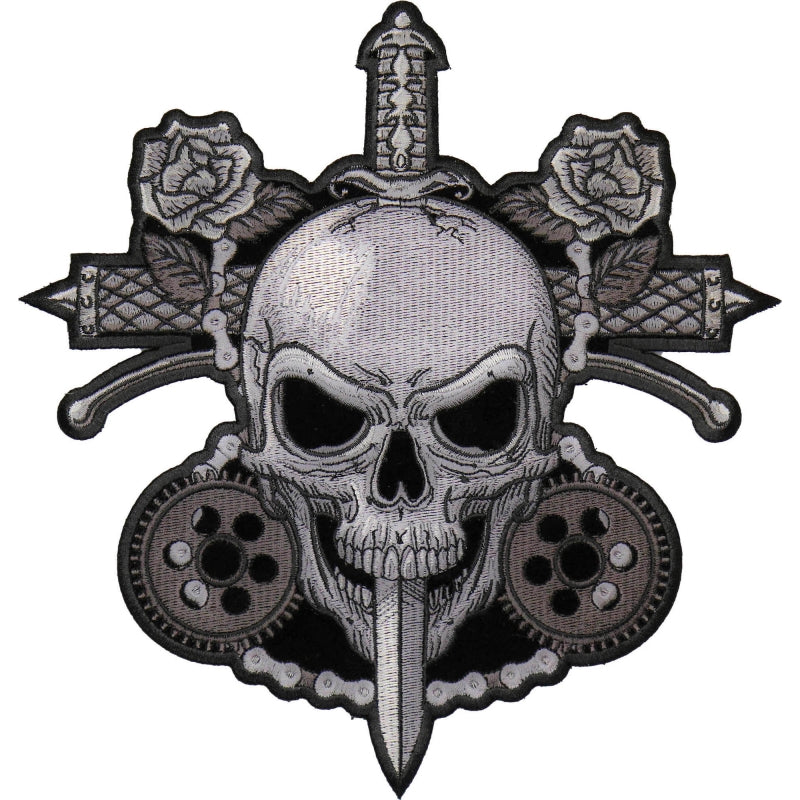 BP#003- Skull and Roses Patch