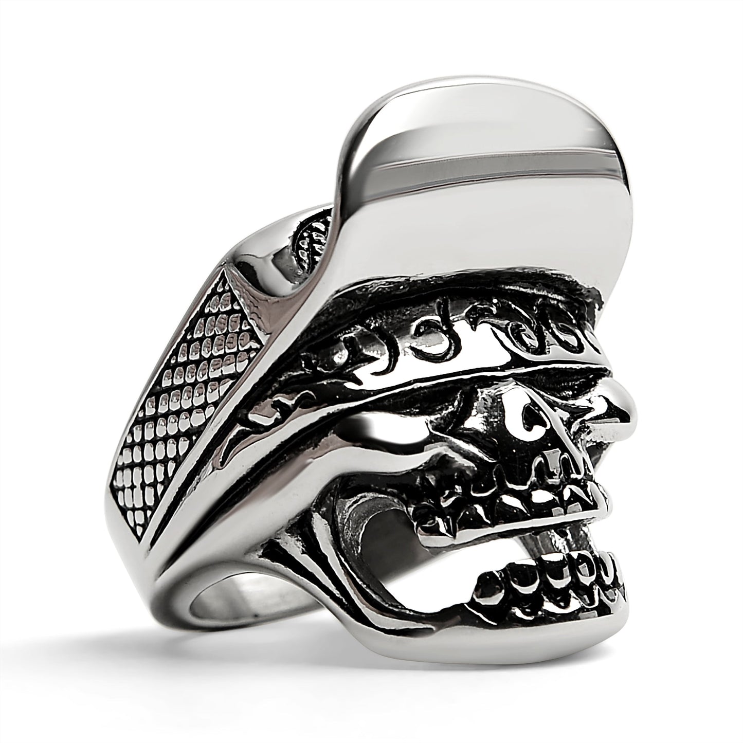 Trucker Hat Skull Ring