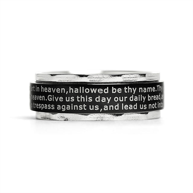 Lord's Prayer Spinner Center Ring
