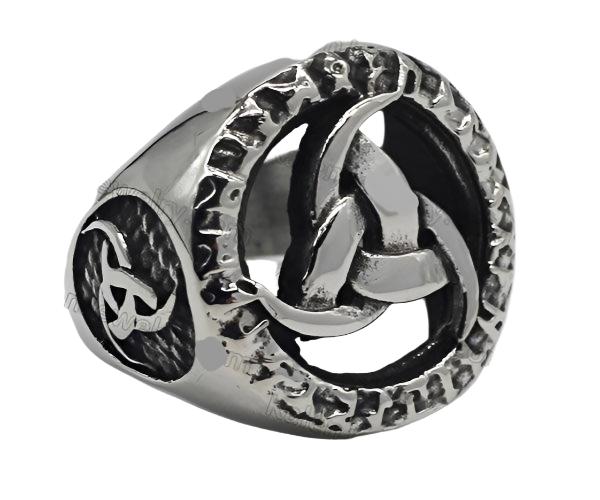 Woven shapes ring