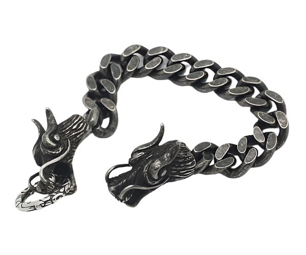 Black Dragon curb bracelet