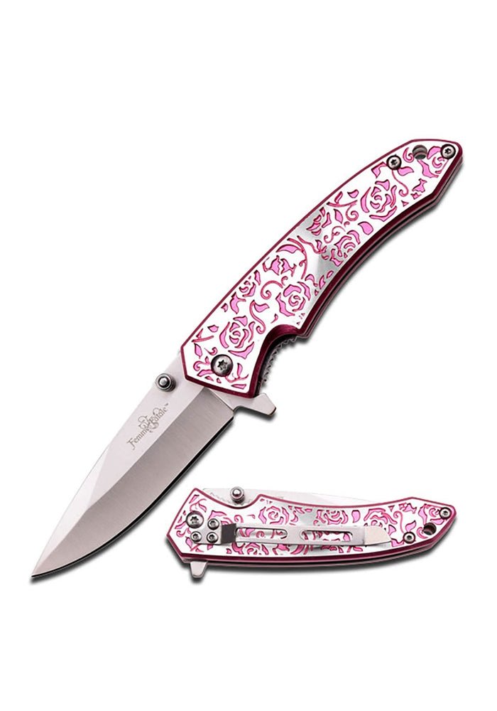 Pink Rose Knife