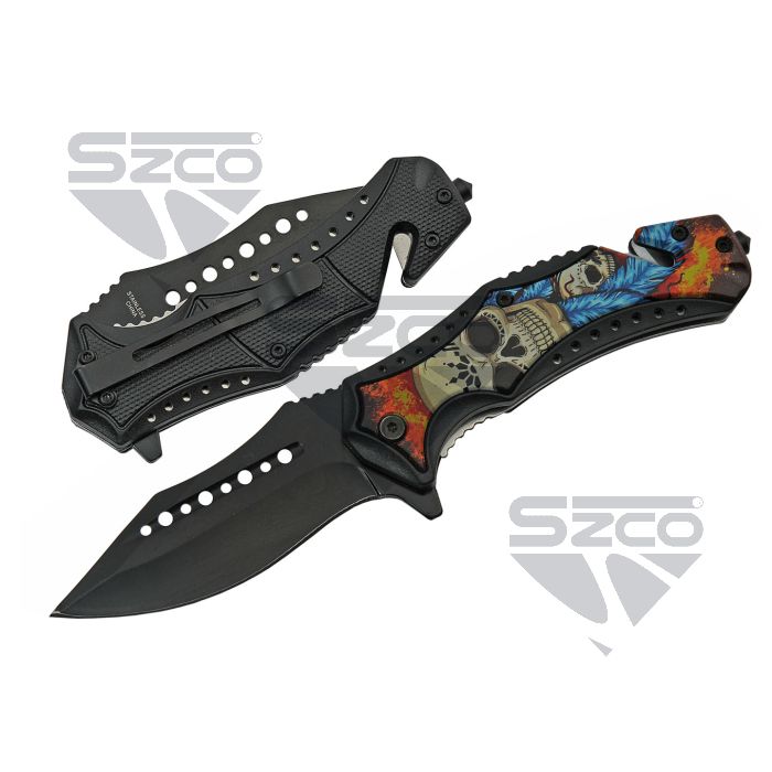 4.75" SUGAR SKULL knife