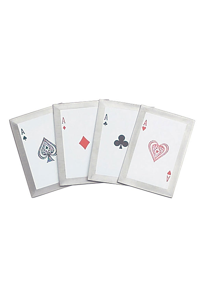 Throwing cards -Set of Aces