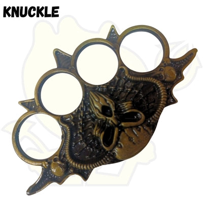 Knuckle weight alien skull