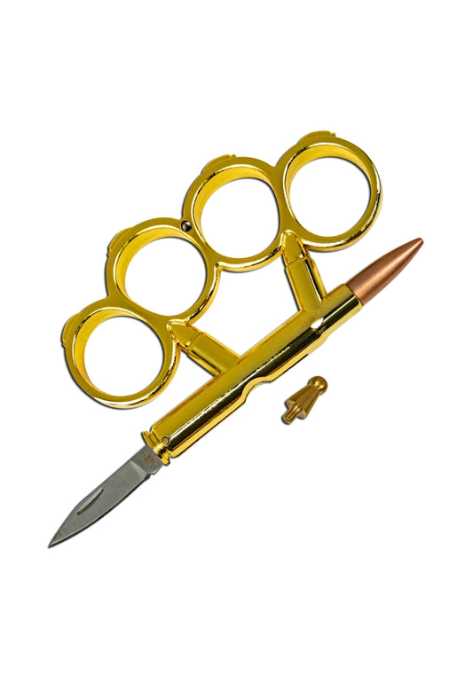Knuckle with bullet n knife