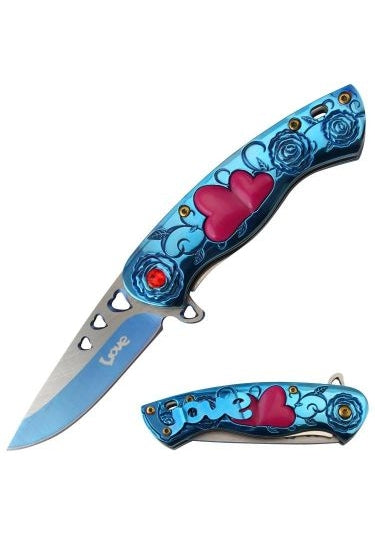 Snake Eye - Spring Assisted Knife - Love Blade