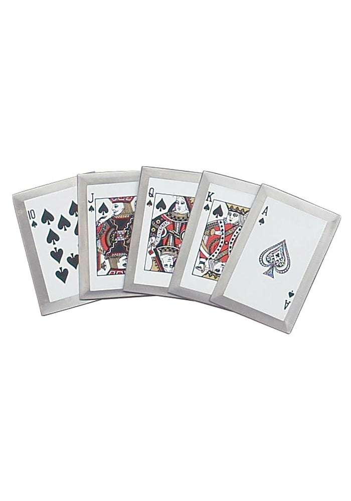 Throwing cards -Royal Flush - Spades