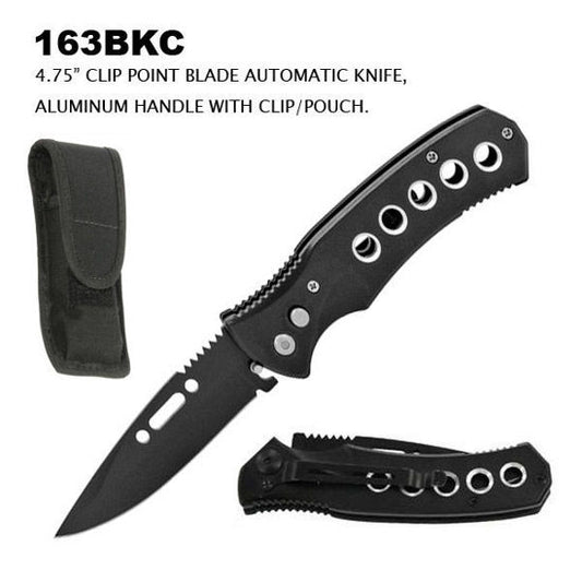 8' overall automatic black w/clip