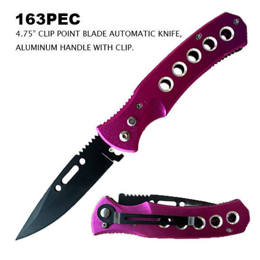 Purple Auto Knife