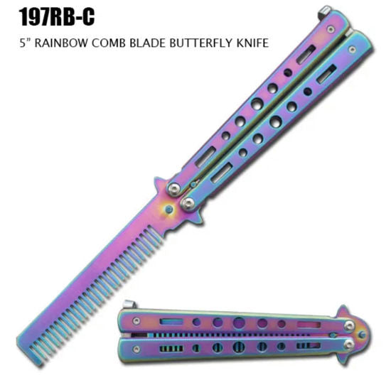 Butterfly comb Rainbow
