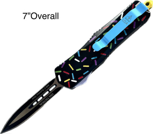7" OTF Black with Sprinkles