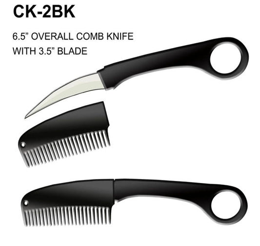 Black Karambit comb knife
