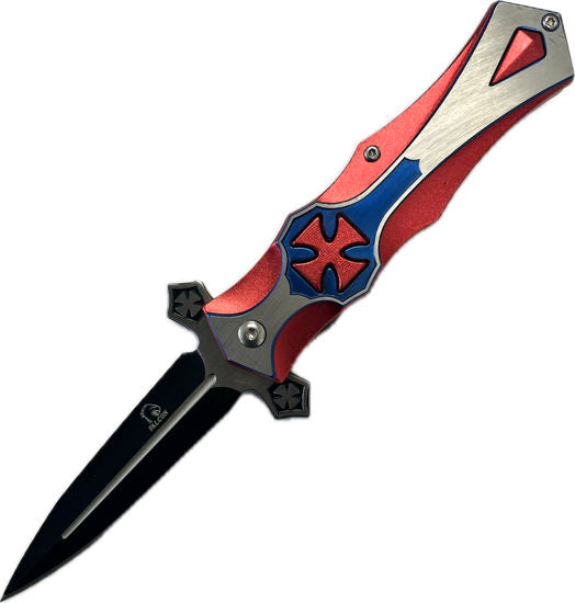 Maltese Cross Spring assisted Knife