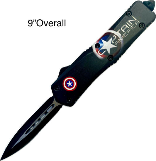 9"overall otf knife