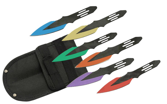 5.5" 6 PIECE ASSORTED THROWING SET