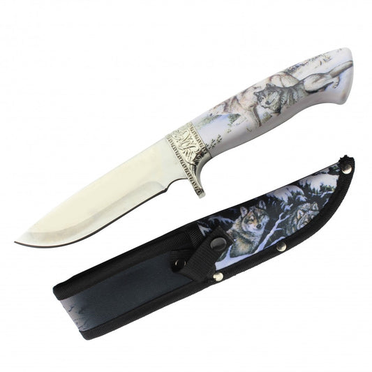 Wolf 10" Fixed Blade Knife