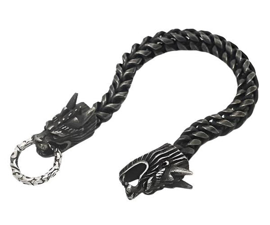 Black Dragon head bracelet