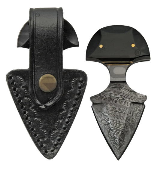 4.25" BLACK WIDOW PUSH DAGGER