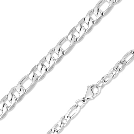 24" 4mm Figaro Chain Necklace