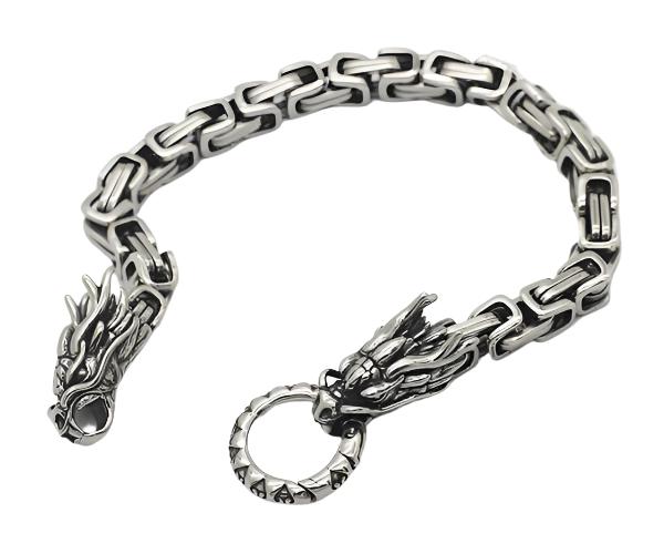 Dragon Head Buckle bracelet, Stainless steel