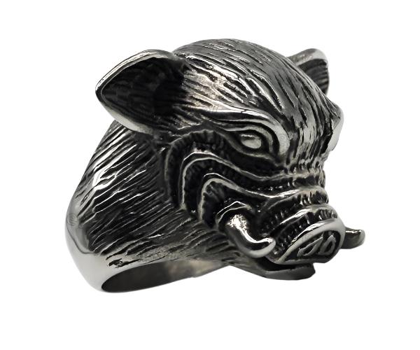 Boar head Ring