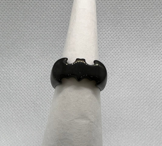 Bat-man symbol ring