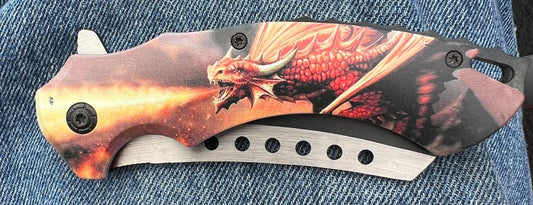 Red dragon knife