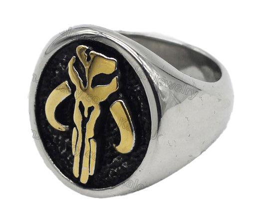 Mandalorian Mythosaur Skull Ring