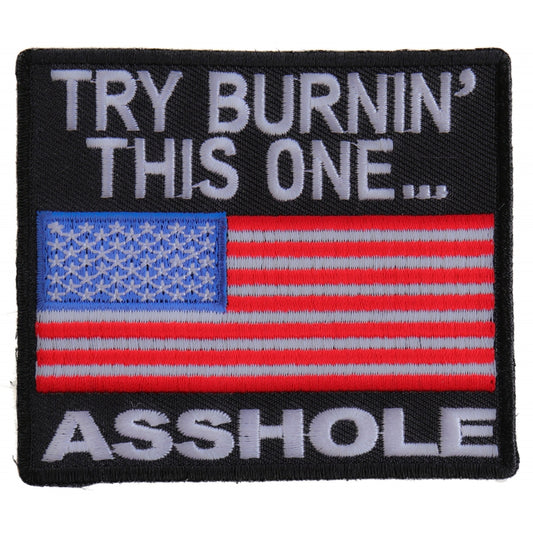 P#3035- Try burning this one asshole - Usa flag