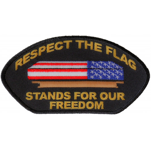 P#3046D- Respect the flag stands for our freedom