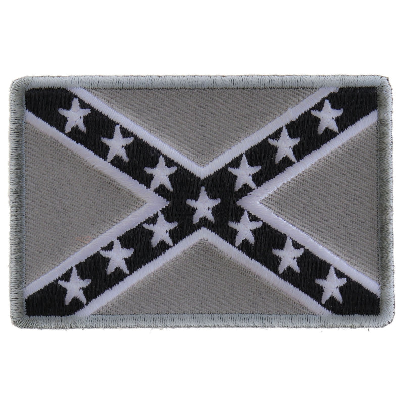 P#3138- grey Rebel flag
