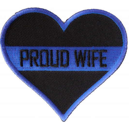 P#3164- Proud Wife blue line heart