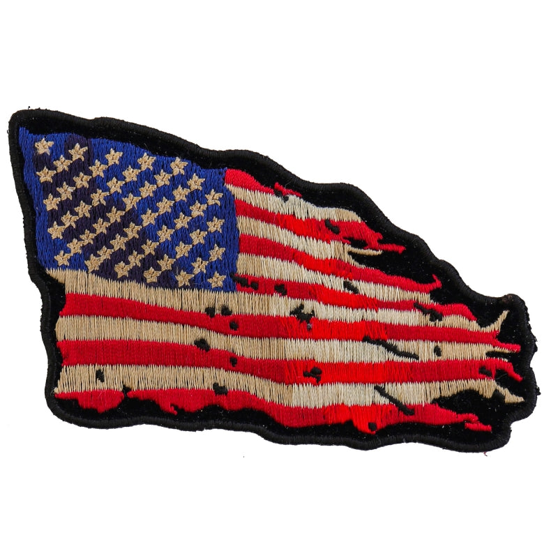 P#3192- Tattered USA Flag"