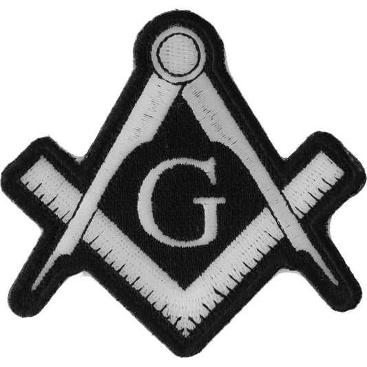 P#3204- Mason Sign White and black