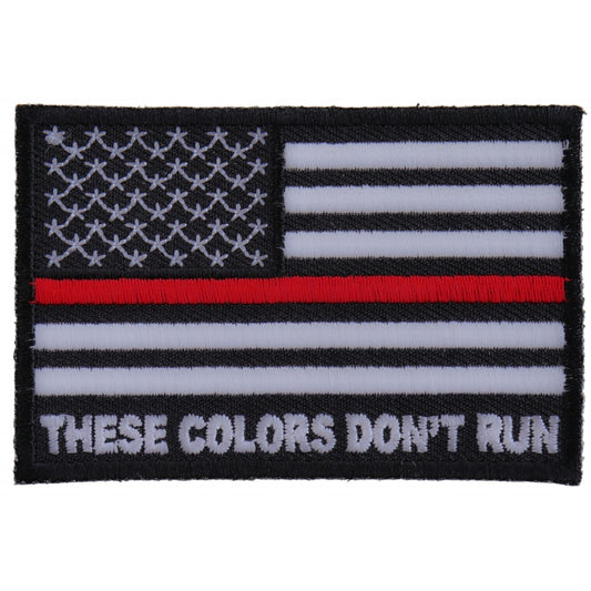 P#3207- Thes colors don’t Run Red line USA flag