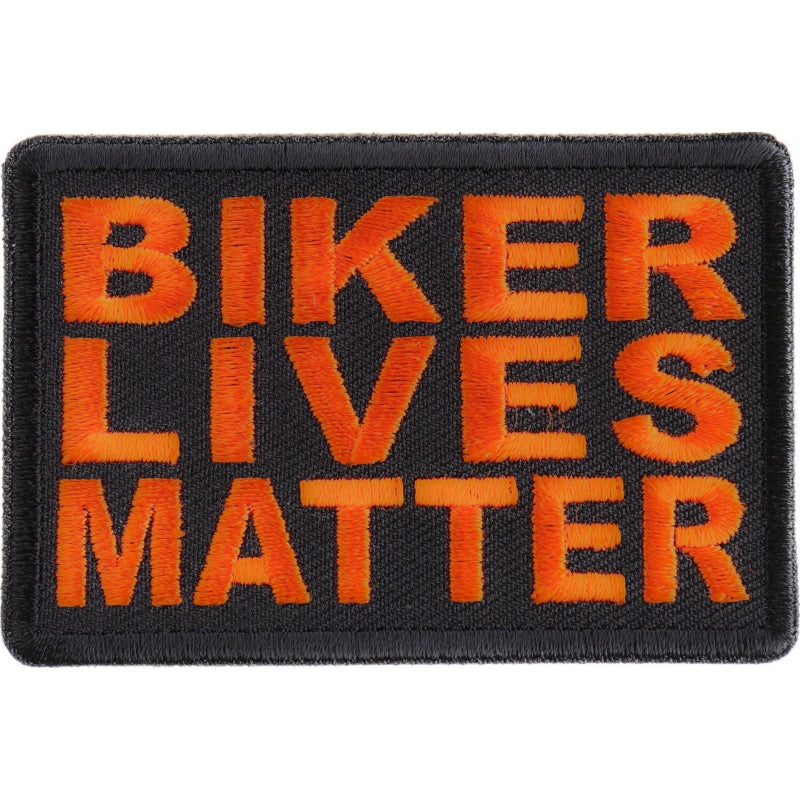 P#3212- biker lives matter - orange