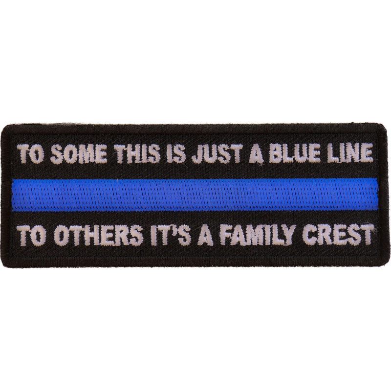 P#3218- To Some, this is just a blue line to others. It's a family crest.