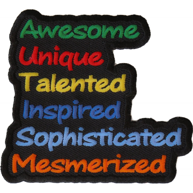 P#3227- Awesome, Unique, Talented, Inspired, Sophisticted, Mesmerized