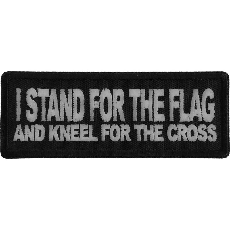 P#3231- I stand for the flag and Kneel for the cross